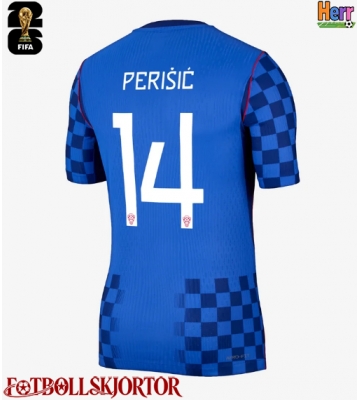 Kroatien Ivan Perisic #14 Bortatröja VM 2026 Kortärmad